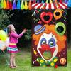 Halloween Bean Bag Toss Game Banner Halloween Toy Outdoor Throwing Games for Adults Kids Party Funny Prop Decorations Supplies Accessories