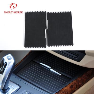Interior Water Cup Rack Car Center Console Cover Slide Roller Blind Car Mounts Drinks Holders For BMW X5 E70 X6 E71