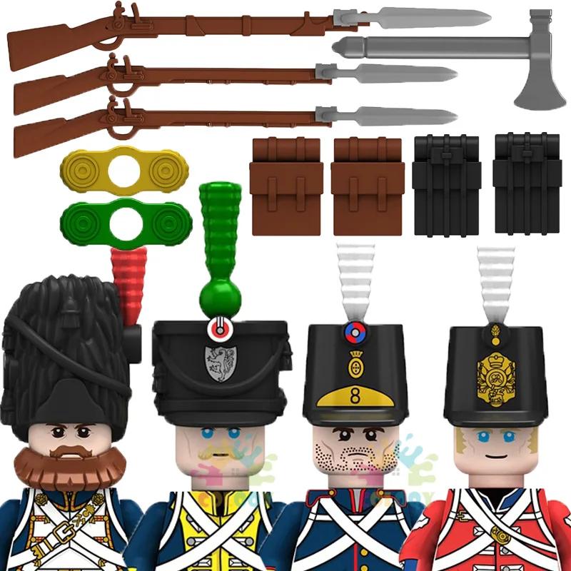 Дитячі Іграшки Наполеонівська Кавалерія Будівельні Блоки Військовий Кінь Сідло Солдати Міні Фігурки Іграшки Для Дітей Різдвяні Подарунки