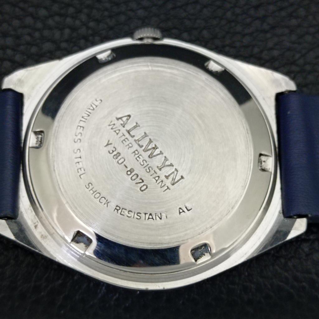 ALLWYN 6300A HAND-WINDING VINTAGE INDIA MENS ORIGINAL DIAL WATCH A706061-1