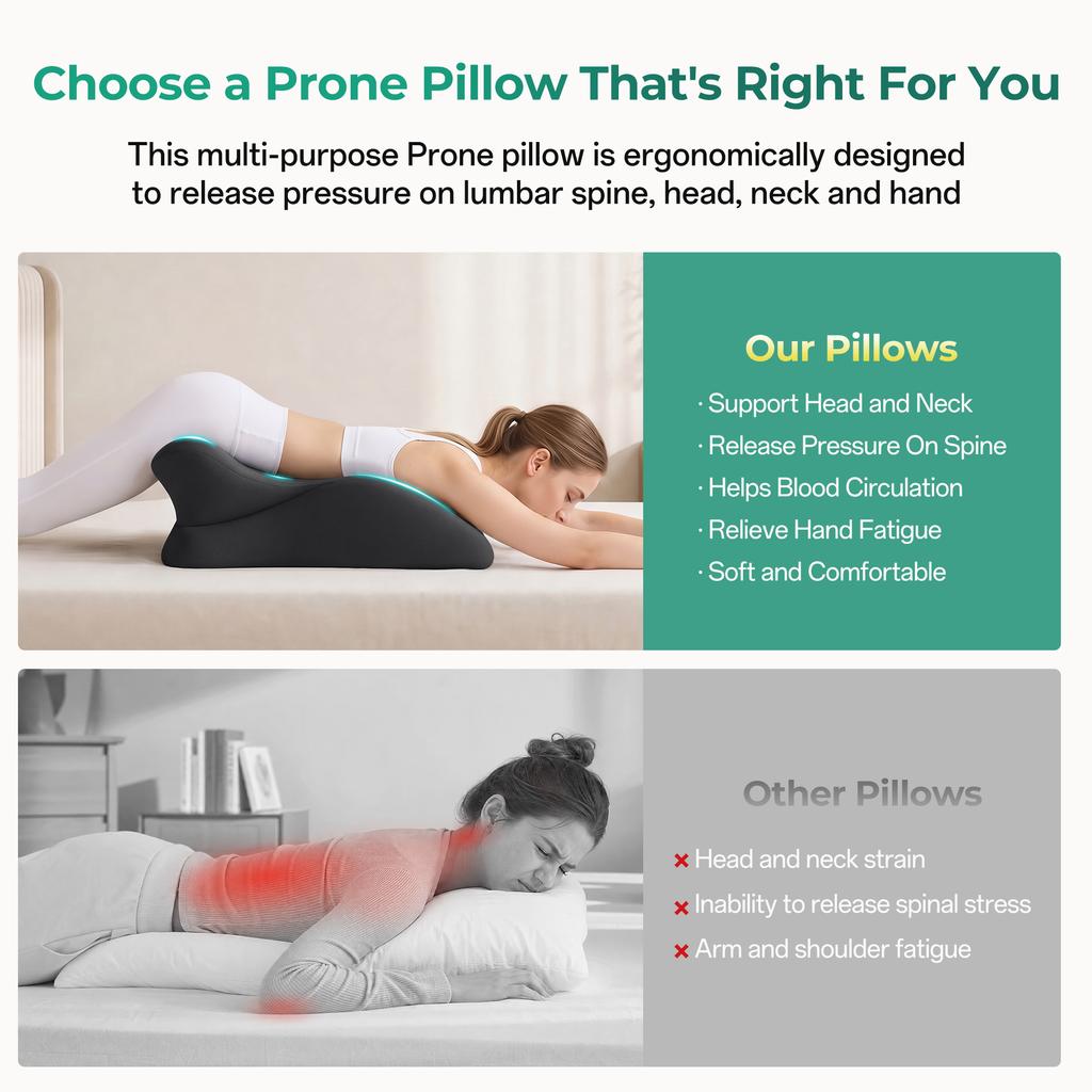 Sex Pillow for Couples – 27° Intimate Wedge Pillow, Memory Foam, for Intimate Positions & Sex Positions, Washable, Couple Pillow, Black