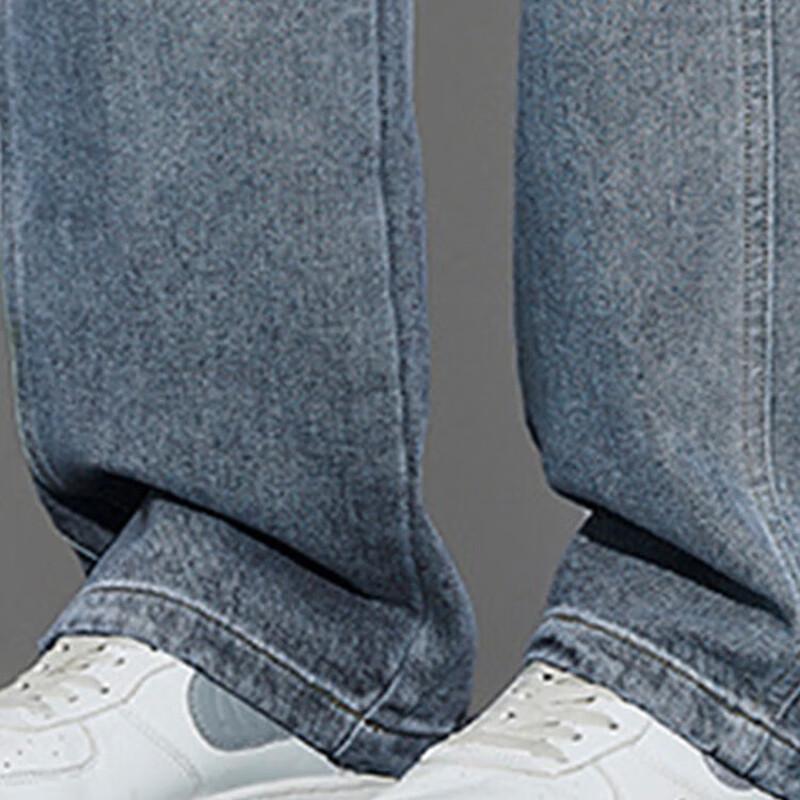 JEEP SPIRIT Men's Elastic Straight Leg Jeans