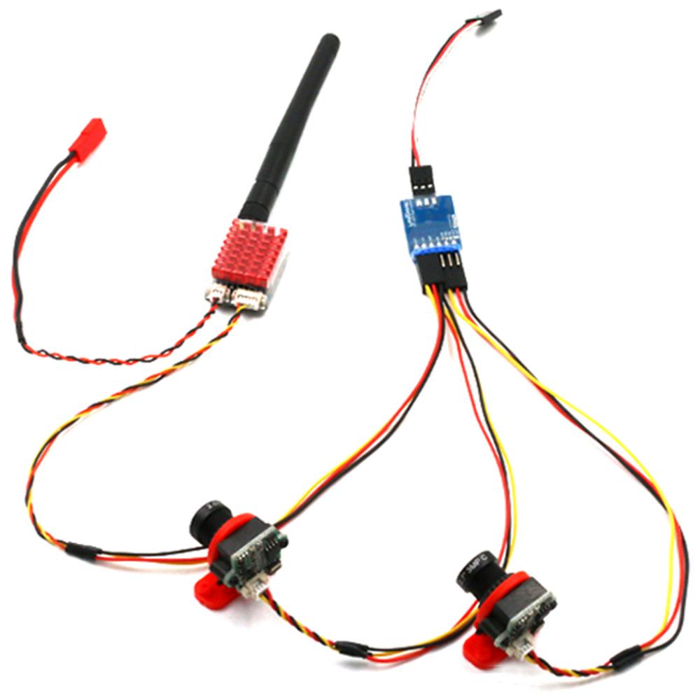 DC 5-12V 5.8G 3 Channel Video Switcher Module 3 Way Video Toggle Switch for RC FPV Camera PWM Signal Control