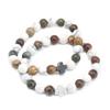 Couple Bracelets Set of 2 Picasso Jasper Howlite