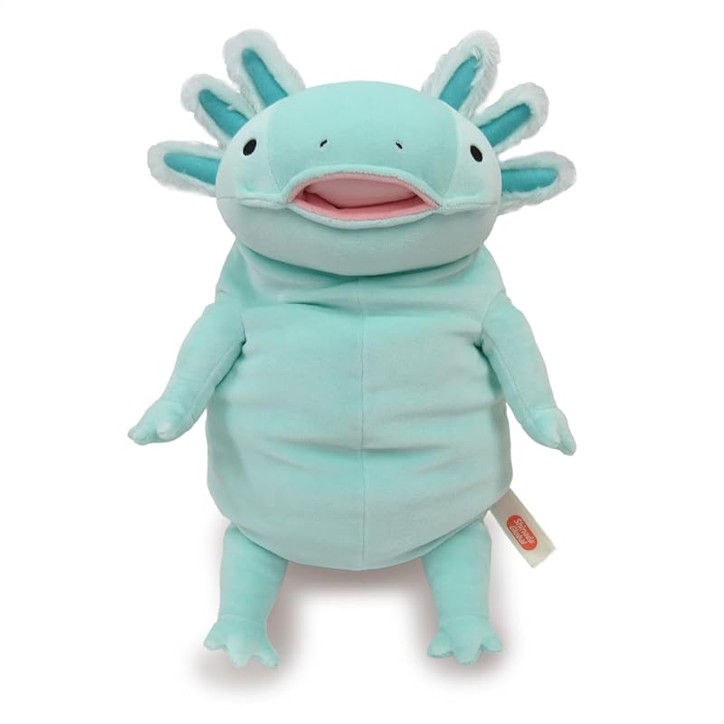 

Shinada Global Mochi Series Mochiupa Pastel Mint (Large) 22 x 22 x 30cm Plush Axolotl Animal MOUP-0350PM