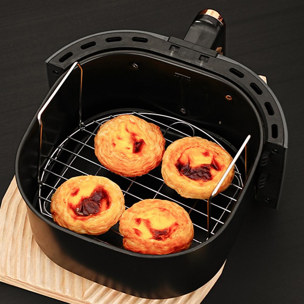 Rotating Oven Rack Bbq Rack for Ovens Stainless Steel Bbq Grill Rack with Double Baking Tray for Multifunctional for Grilling