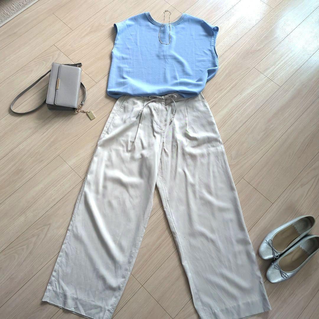 PLST Wide Pants Adult Beautiful Commuting Coordination 2 Piece Set