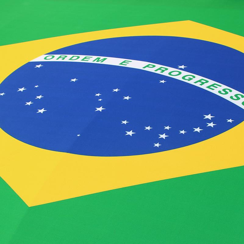 National Brazil Flag Car Engine Cover Brazilian Decoration Elastic Fabrics Truck Full Graphic Decor Bonnet Banner