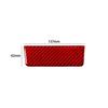Red Carbon Fiber Rear Console Panel Trim For Land Rover Discovery Sport 2015-19
