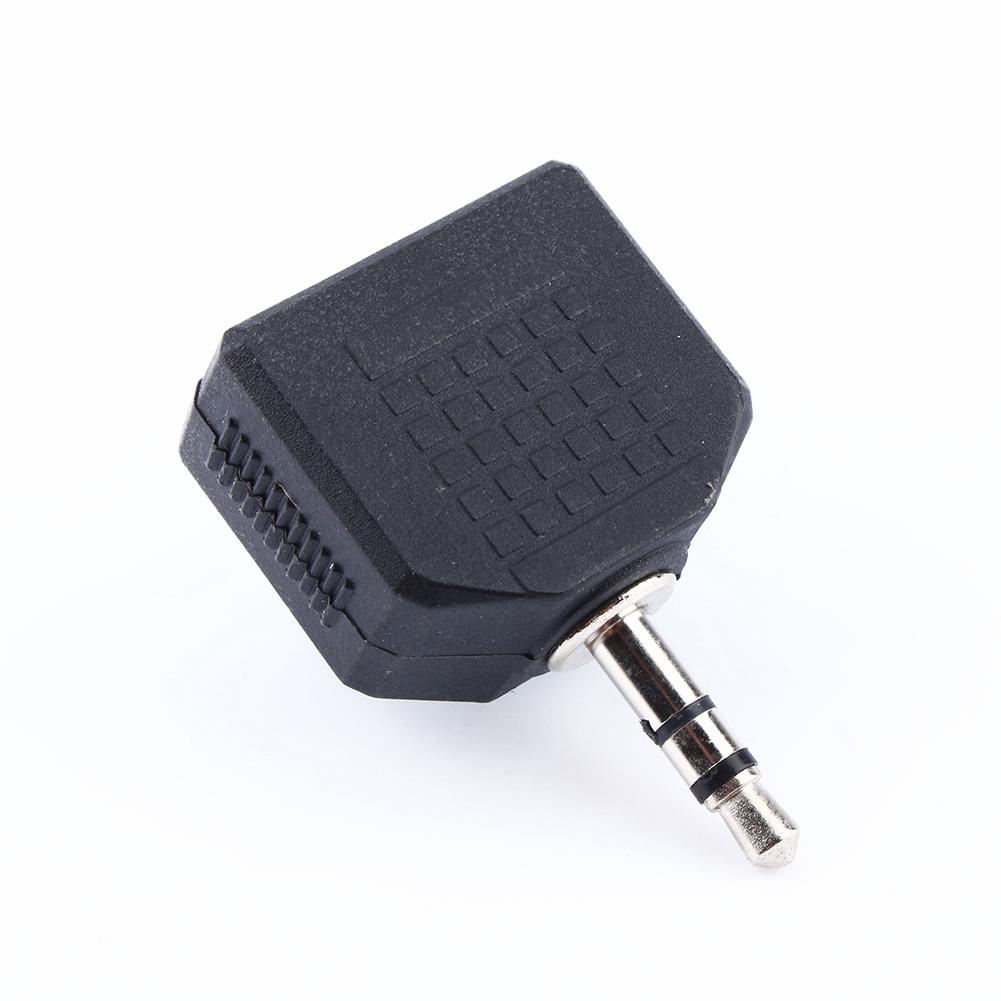 New 1X3.5mm Audio Plug Headphone Earphone 1 To 2 Earbuds Double Adapter Splitter