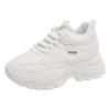 Fashion Comemore Inner Height Casual Women Sneakers Spring Autumn New Thick Bottom White Sports Daddy Shoes 7cm Chunky Heeled Tenis Shoe