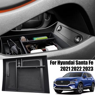 For Hyundai Santa Fe    Lower Center Console Organizer Tray Center Console Storage Box Interior Replace Accessories