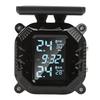 Wireless Motorcycle Tire Pressure Temperature Monitor System Solar Powered LCD Screen IP67 Waterproof Tire Temperature Sensor