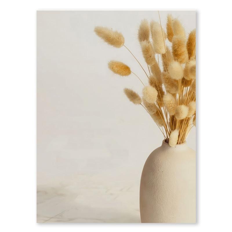 Nordic Autumn Landscape Poster Reed Daisy Plant Canvas Painting Pastoral Aesthetic Printing Picture Living Room Home Decoration