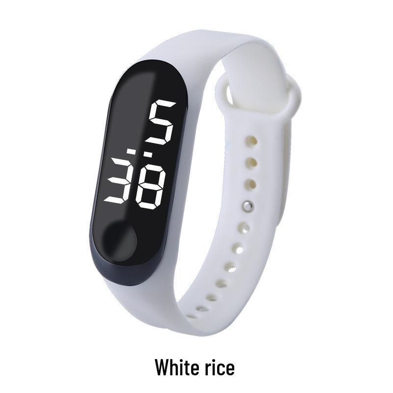 New Fashion M3LED White Light Sports Touch Control Bracelet for Campus Students & Couples.