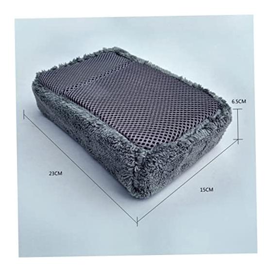 High-density coral fiber car wash sponge, super absorbent and removable car cleaning product, easy cleaning without damage, quick drying bath,