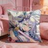 Cute SShirakami FFubuki Cushion Cover Premium Comfort Reversible Pillow Cove Two In One Design For Any Room  Car Interior