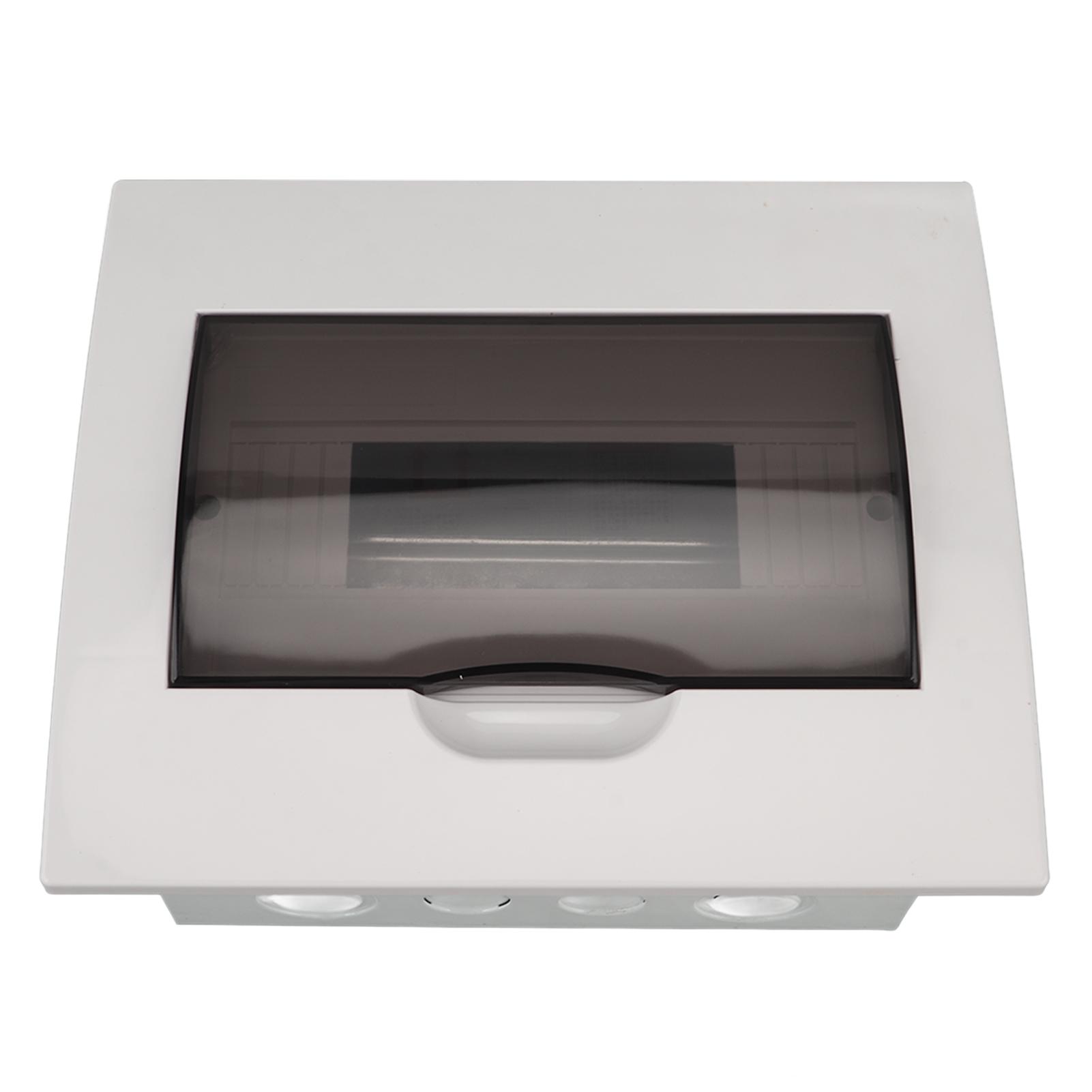 

Indoor Distribution Box Protection Concealed 10 Way Circuit Breaker Box with DIN Rail Clear Cover