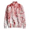 Men's Long Sleeve Sweatshirt with Halloween Print for Costume Party and Casual Wear