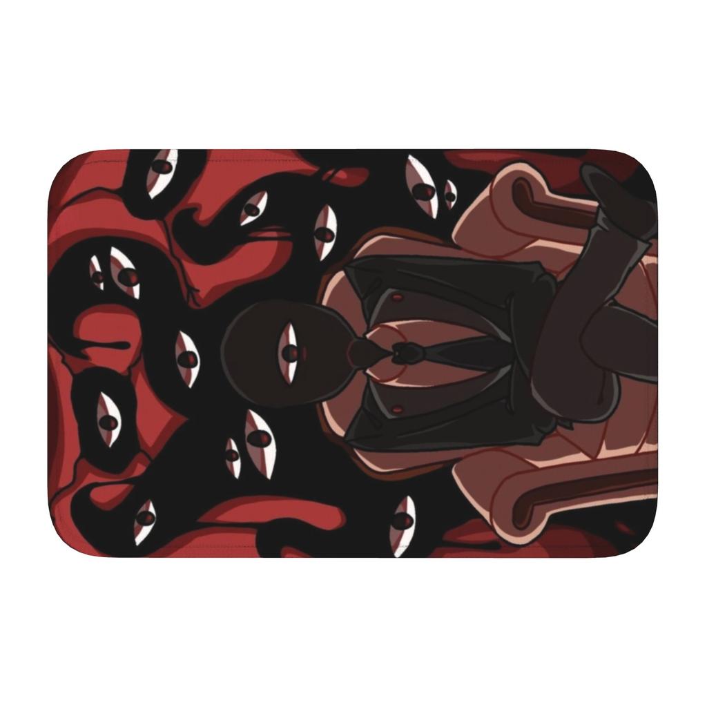 Custom ur,Doors Ambush Horror Game  Doormat Anti-Slip Entrance Kitchen Bathroom Floor Door Mats  Garage Rug Carpet Footpad