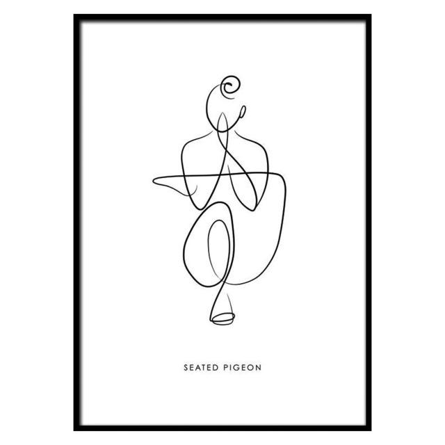 

Черно-белые линии, йога, тело, холст, живопись, современные минималистичные постеры, принты, настенные художественные фотографии, домашний декор, гостиная 21X30cm No Frame