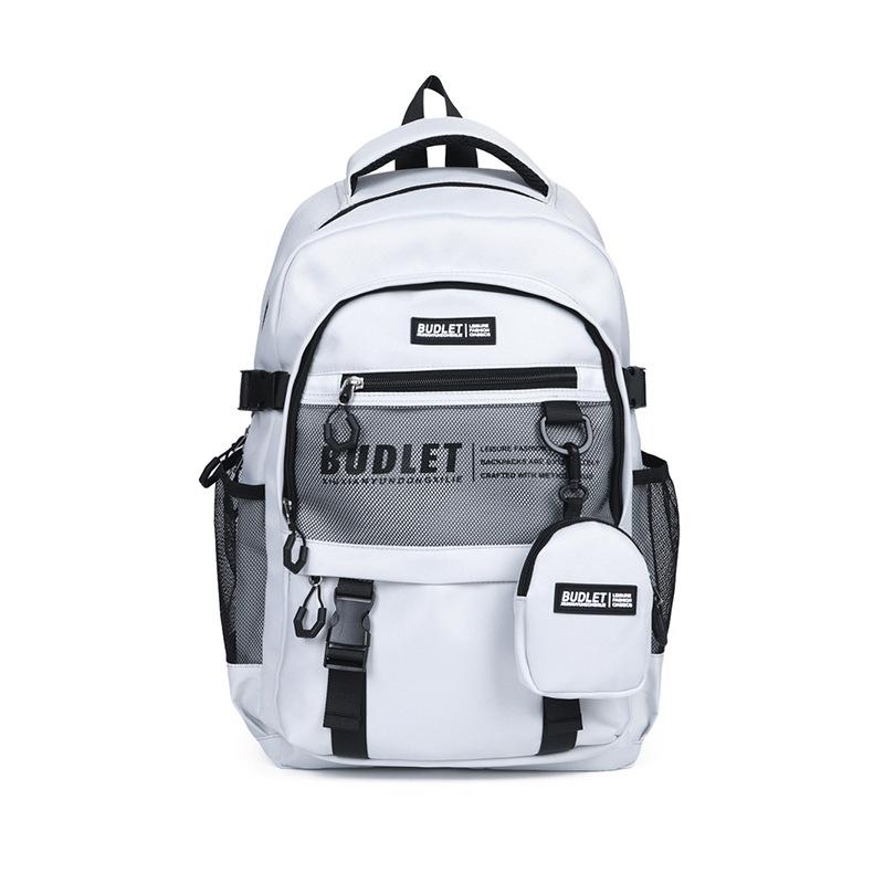 Schoolbag Korean ins new high-value trendy cool child and mother backpack men's leisure simple and light travel large-capacity backpack