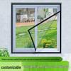 Nano Self-Adhesive Mosquito-Repellent Screen for Windows - Easy Install, Insect-Proof, No Drill Needed for Bedroom & Kitchen.