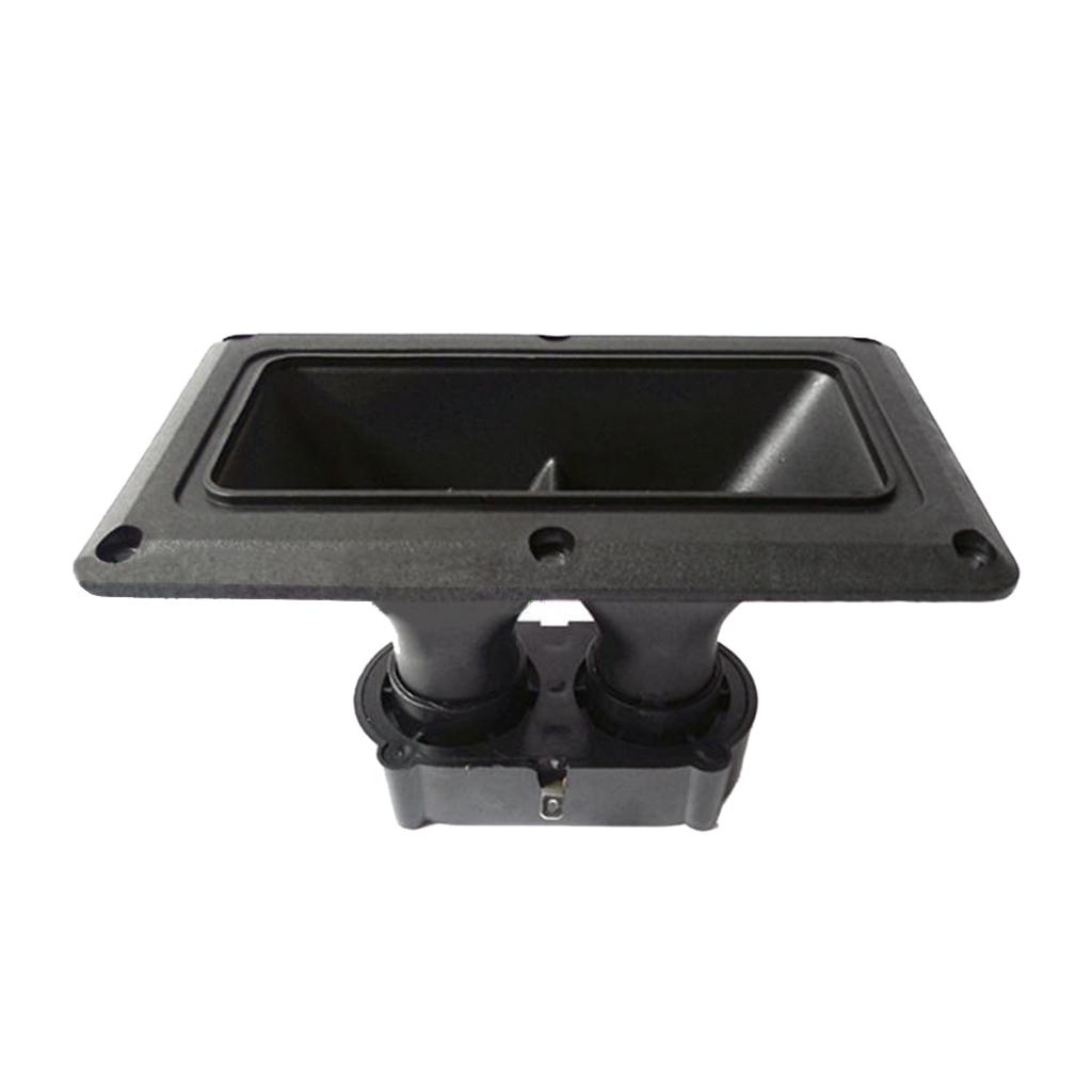 150W Black Piezoelectric Tweeter Piezo Tweeter Horn Speaker Piezo Design Wide Dispersion Horn Tweeter Audio Kits 1