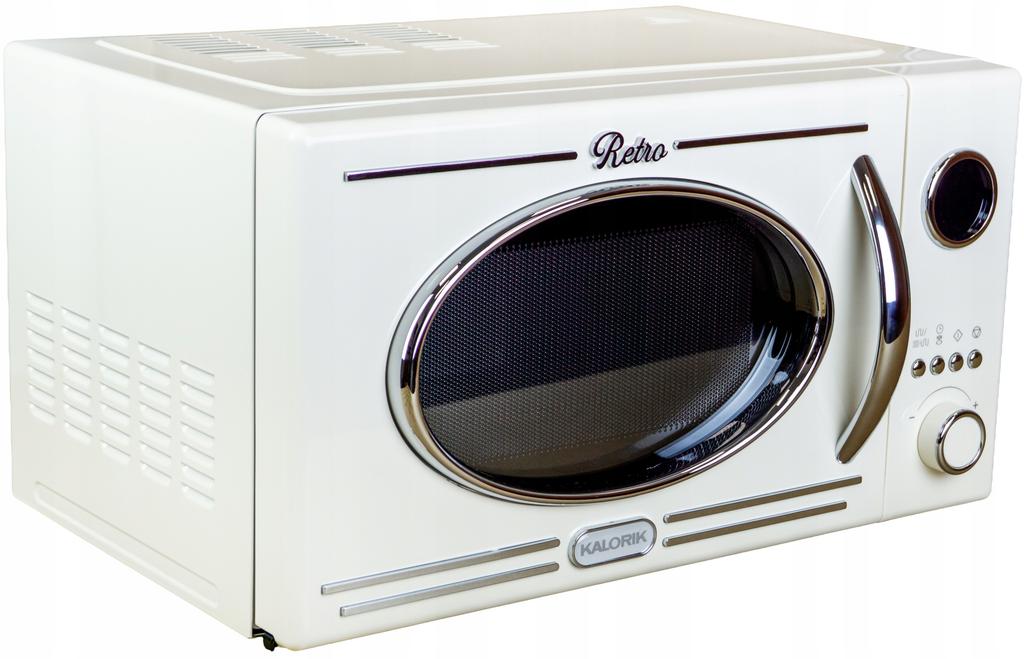 Microwave Oven Grill Microwave Retro 1150w 20l Cream Microwave