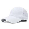 Men Women Quick Drying Baseball Cap Big Head Sun Hats Mesh Lightweight UV Protection for Outdoor Sports - Multiple Colors