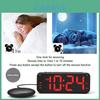 Digital Alarm Clock With Strong Vibrations And Multiple Ringtones For Adults