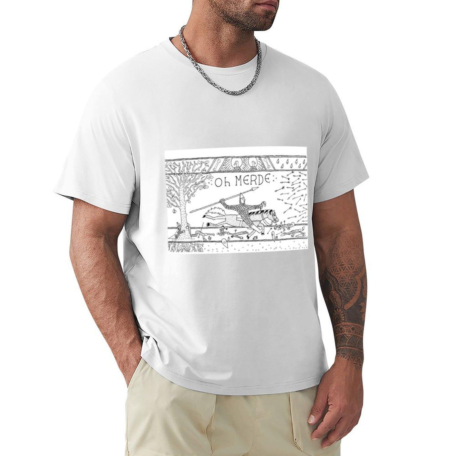 Oh Merde The Adventures of Norman Part I TShirt summer shirt vintage anime shirt Tshirt men S