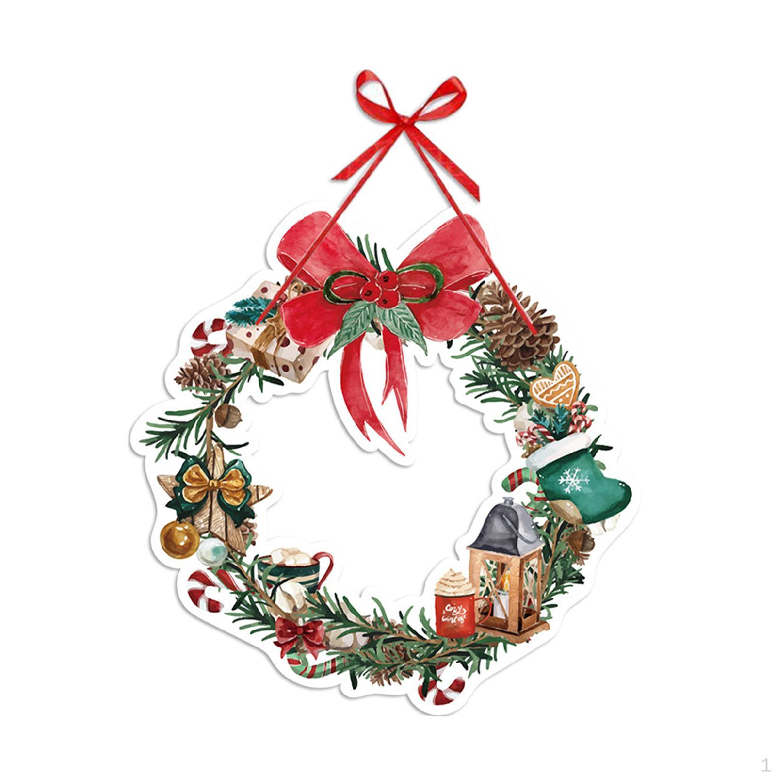 

Рождественские украшения, дверные подвесные знаки, праздничные сувениры, настенные украшения, рождественская елка, декор для 30cmx30cm_1Pc