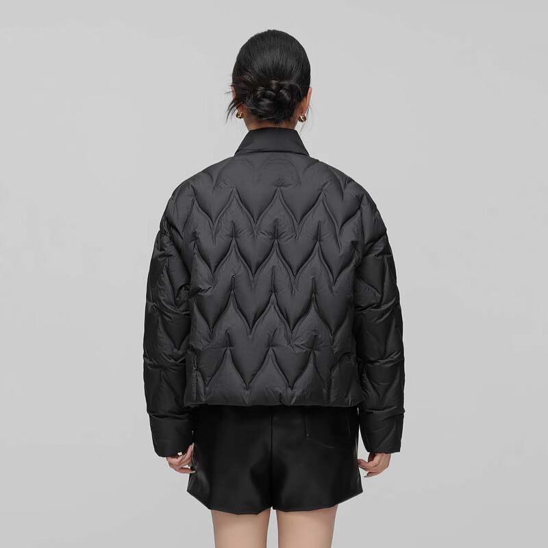 XueZhongFei Leichte Damen-Daunenjacke mit Stehkragen X40138208F