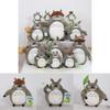 My Neighbor Totoro Plush Toy With Mushroom Hat Lotus Leaf Design For Girls Sleep Pillow