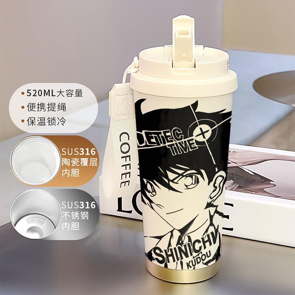 Monster Thief Kidd 111 Stainless Steel Thermos Cup Water Cup Detective Conan Student New Portable Large Capacity