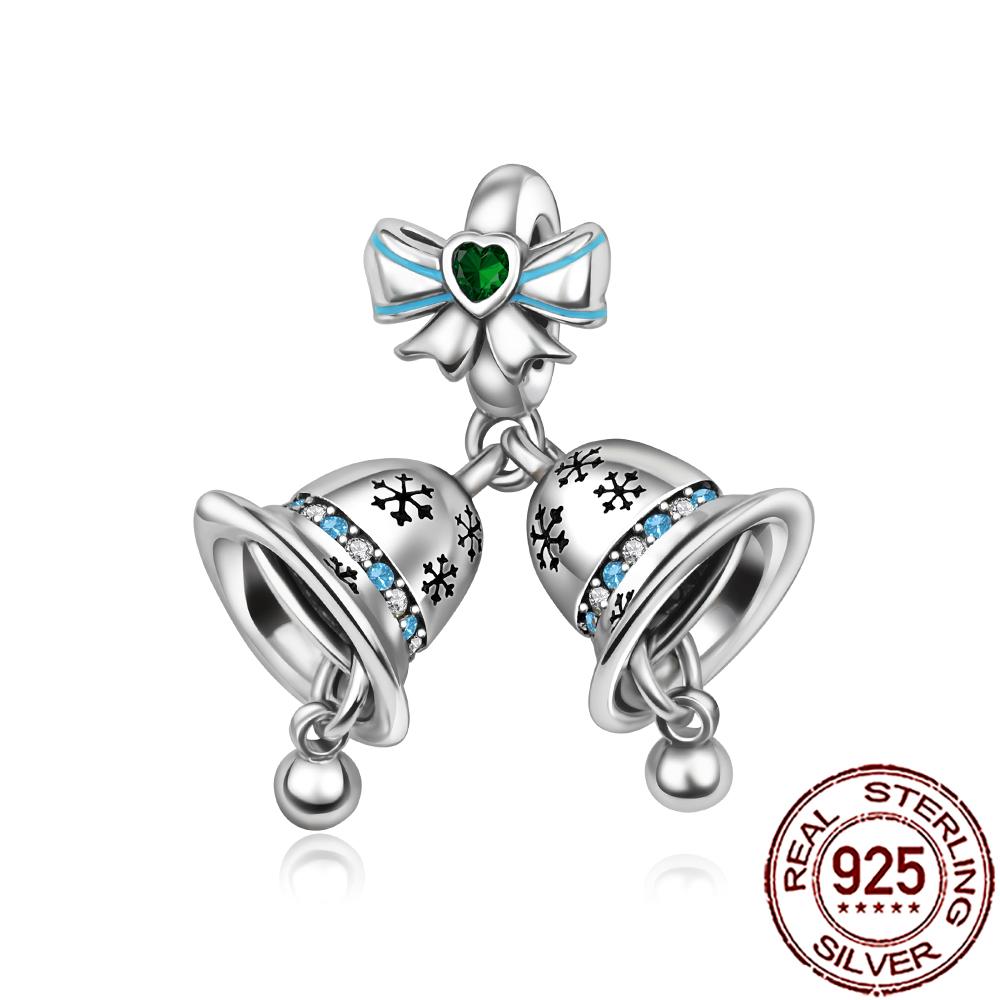 Novos Berloques de Cobre de Natal Papai Noel Berloques para Pulseira Corrente Cobra Colar Feminino Joias Diy