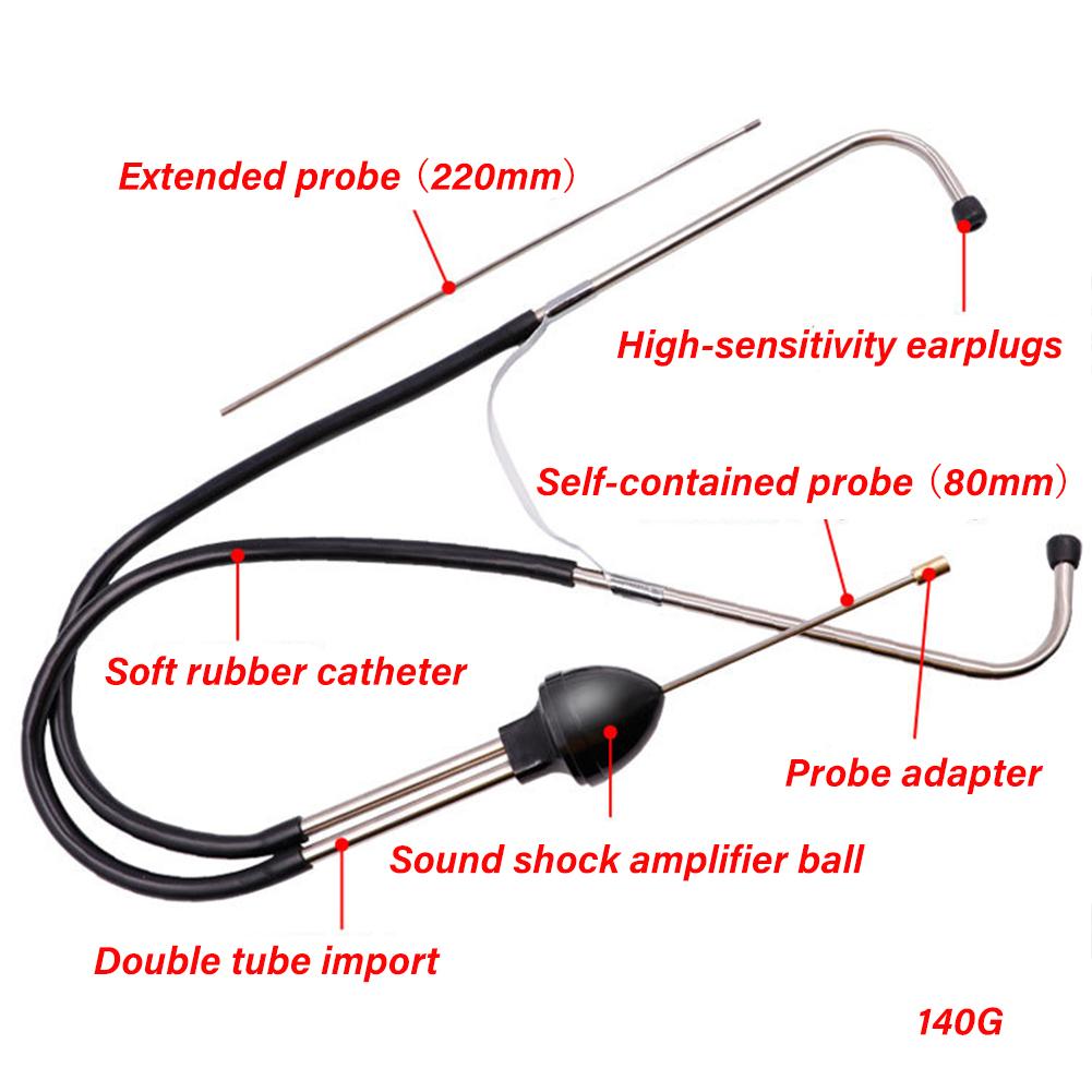 Professional Auto Cylinder Stethoscope Car Engine Block Diagnostic Tools Mechanics Stethoscope Analyzer Tester Automotive Tool