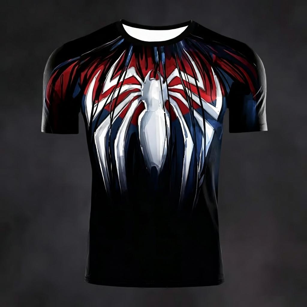Unisex Casual Loose Fit Short Sleeve Graphic Print Tee