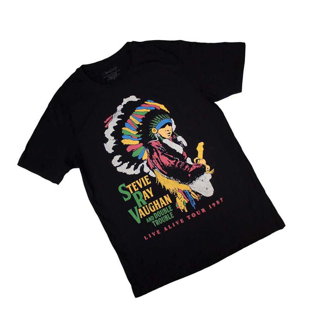 Tricou Stevie Ray Vaughan unisex Adult Double Trouble