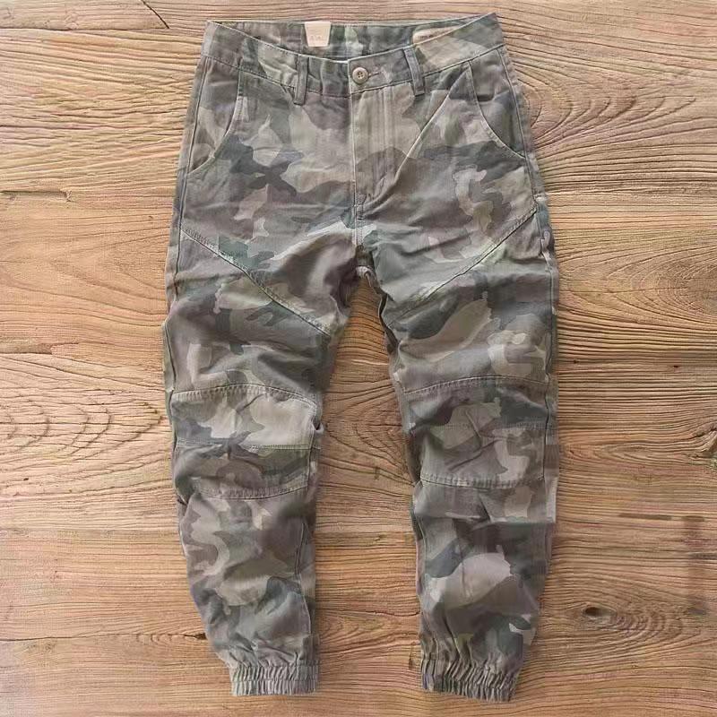 Men's Trendy Camouflage Cargo Pants - Multi-Pocket, Loose, Wear & Stain-Resistant Work Pants
