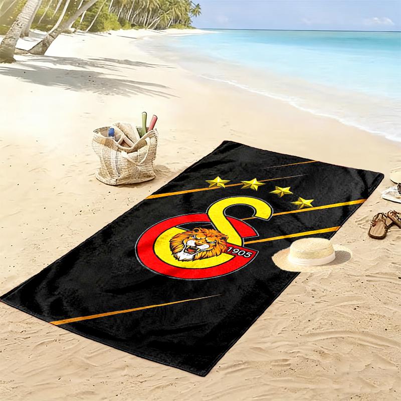 1pc Galatasaray SK Beach Towel, Outdoor Activities Perfect Summer Travel Supplies, As A Gift for Festivals