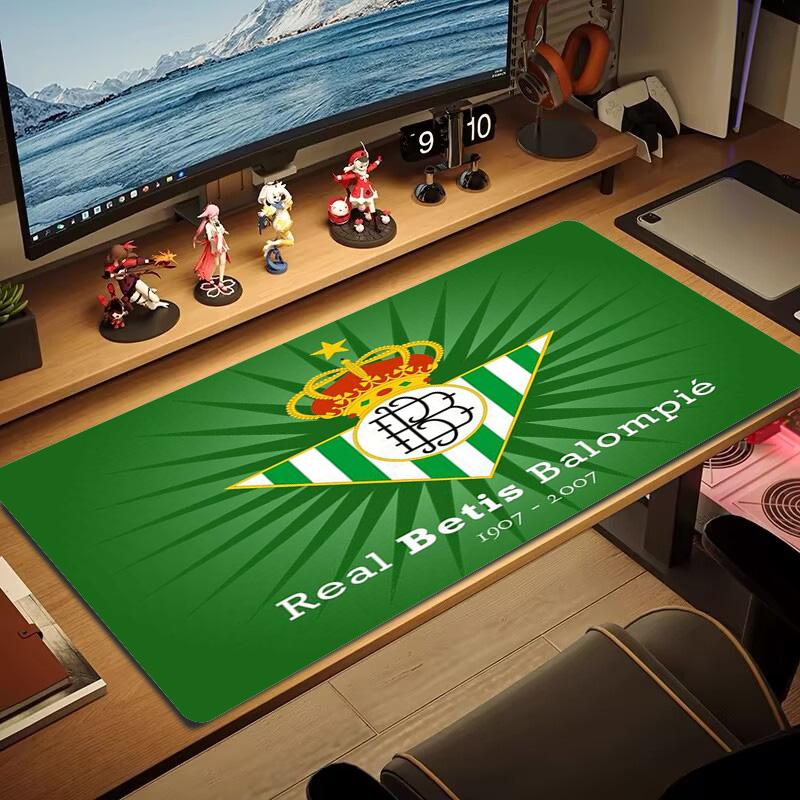 Real Betis stone Color Mouse Pad Large Gaming Table Cushion Non-slip Laptop Tablet Big Mousepad XXL Mat Mini PC Playmat With Lock edge
