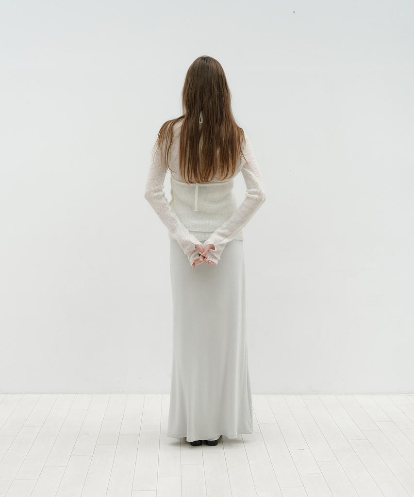 Loutaideu Alpaca Halter Knit [Ivory]