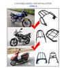 Motorcycle Tailbox 45L Large Capacity Water Resistant ABS Motorcycle Rear Top Box with Antitheft Lock