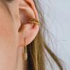 925 Sterling Silver Earrings  Trend Zircon Adjustable Stud Earrings Fashion Jewelri Wholesale Dropshipping