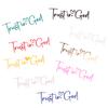 Trust In God Mirror Decal, Car Decals For Women, Faith Mirror Decal, Cute Vinyl Decal, Christian Car Mirror Decal, Religious Car