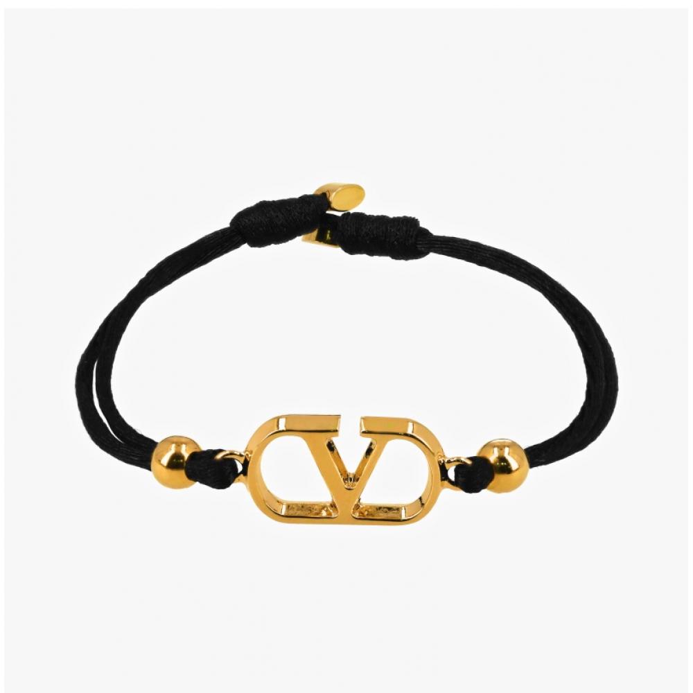 Valentino GaraVani V Logo Cotton Bracelet J0x85 Vgj 0no