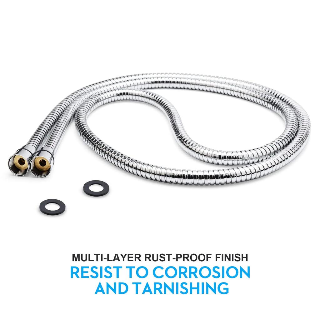 Luxury High Quality Stainless Steel Thread 1.5M Shower Hose Flexible Metal Shower Tube Shower Flexible Hose