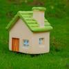 Yousheng Miniature Cottage Dollhouse Accessories Mini Resin House Micro Landscape for Plant Pot Fairy Garden DIY